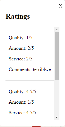 Viewing reviews